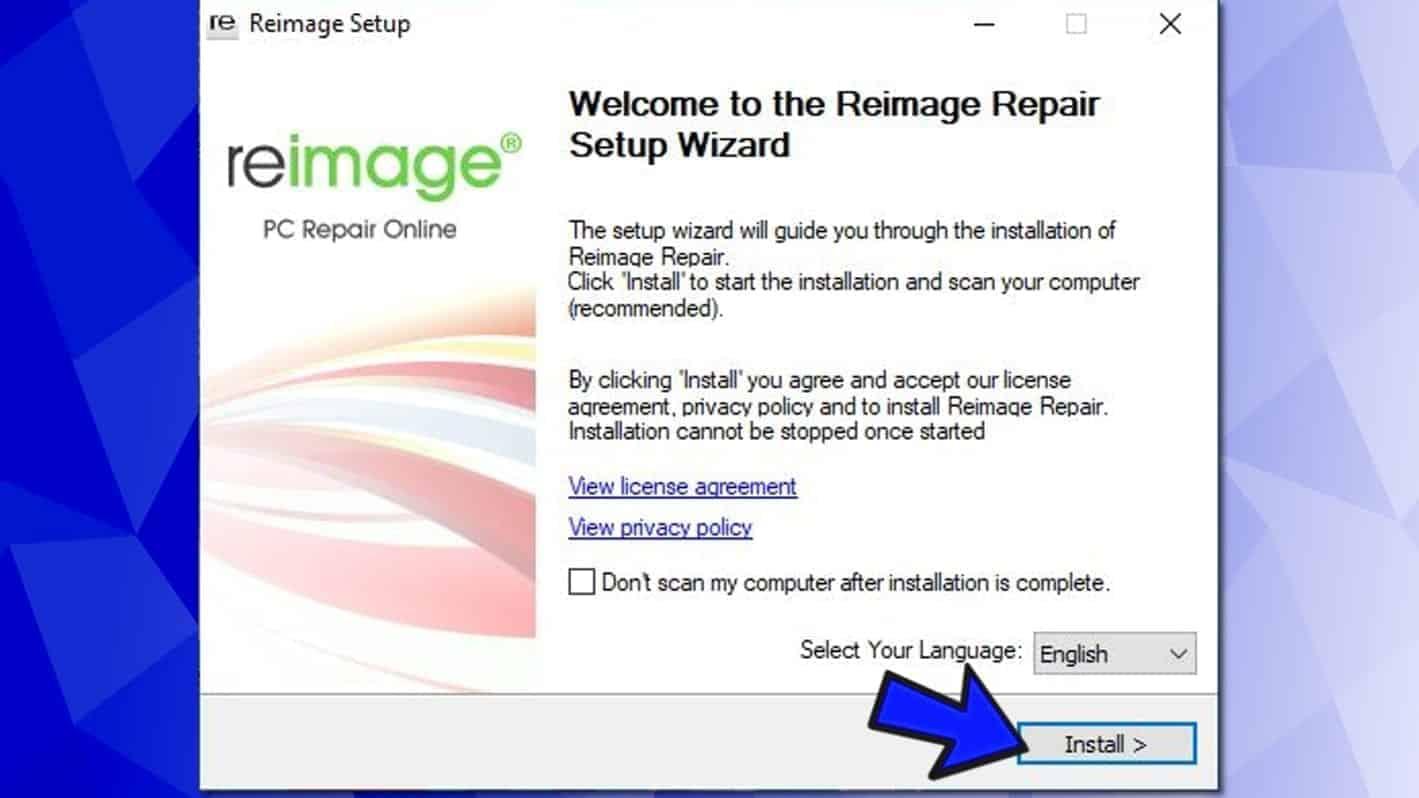 Analizando problemas con Reimage Repair