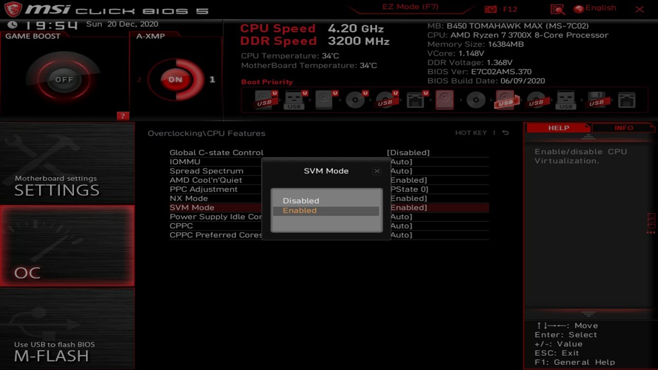 virtualizacion UEFI