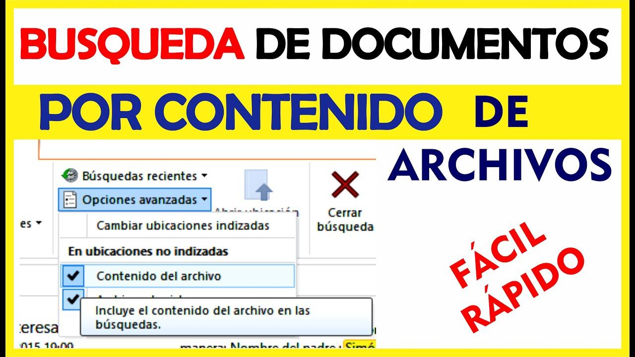 Explorador de archivos Windows 11 búsqueda por contenido