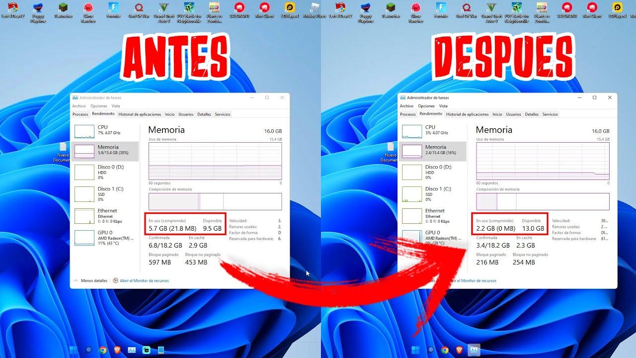 Soluciones al alto consumo de RAM