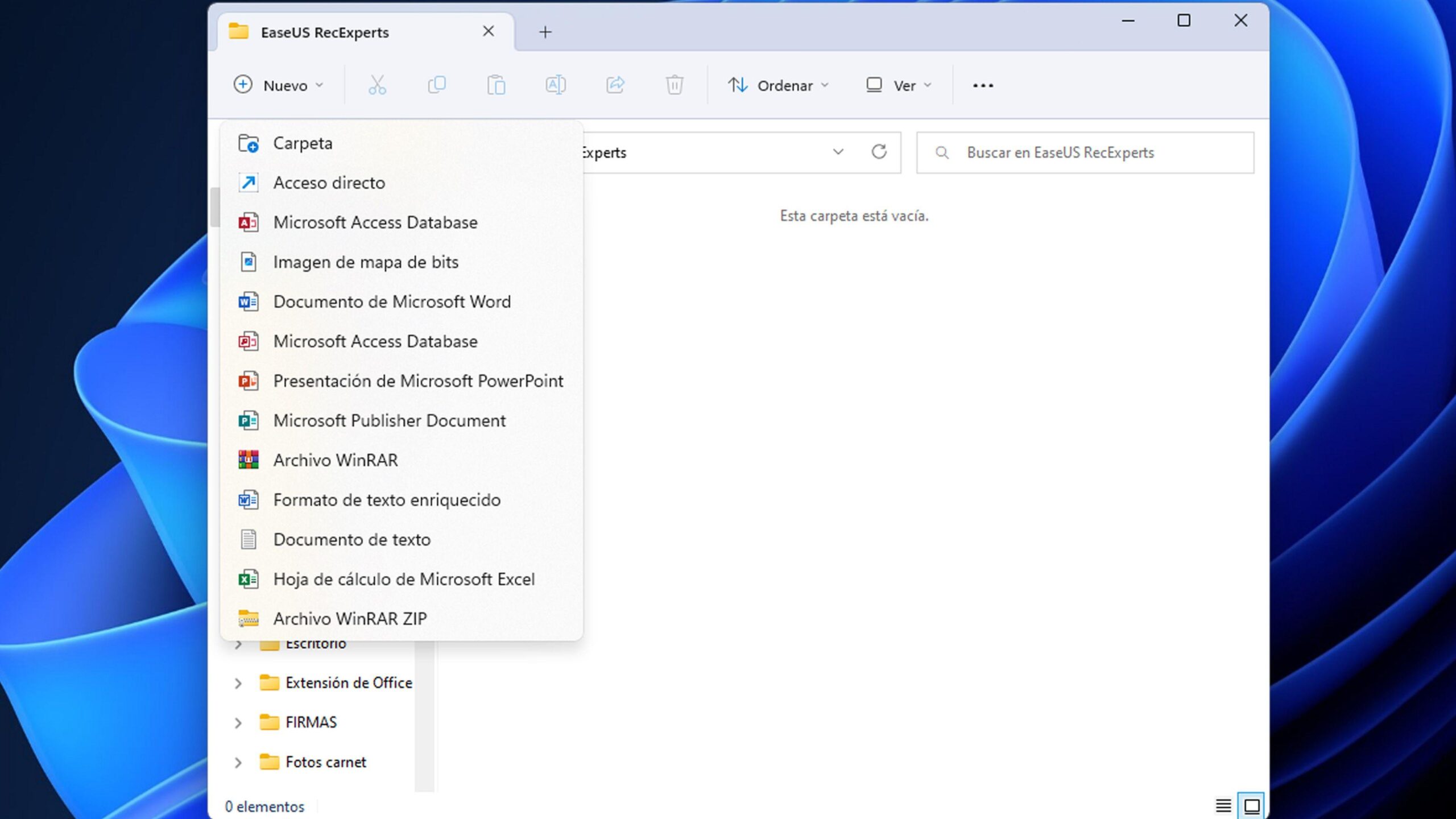 Vistas de archivos en Windows 11