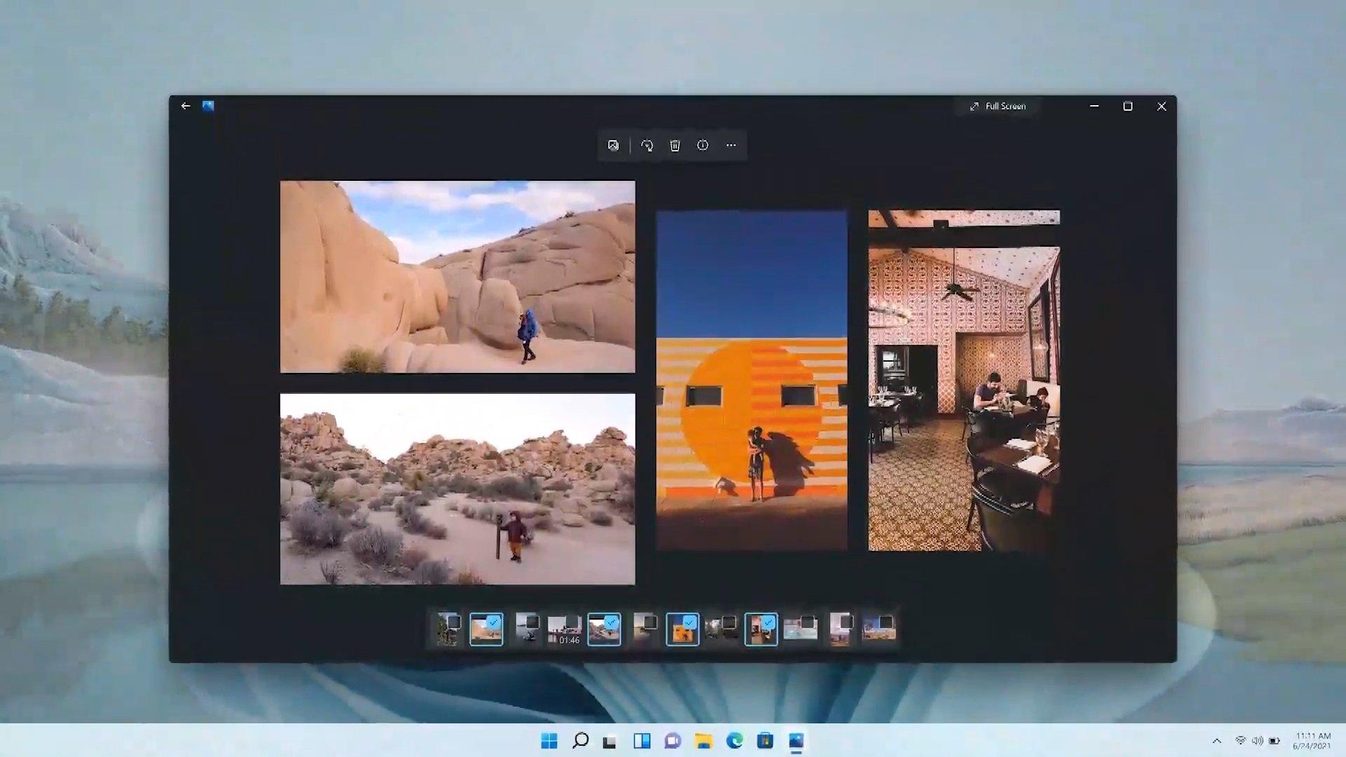 Crear un collage automático con Fotos de Windows 11