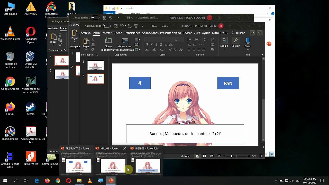 Elementos interactivos en PowerPoint para historias
