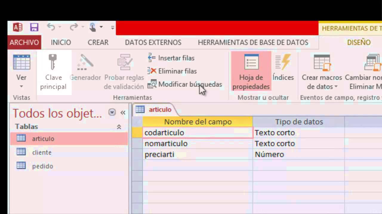 Qué son las relaciones de tabla en Access