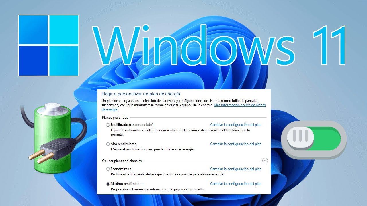 Windows 11 configuracion de energia