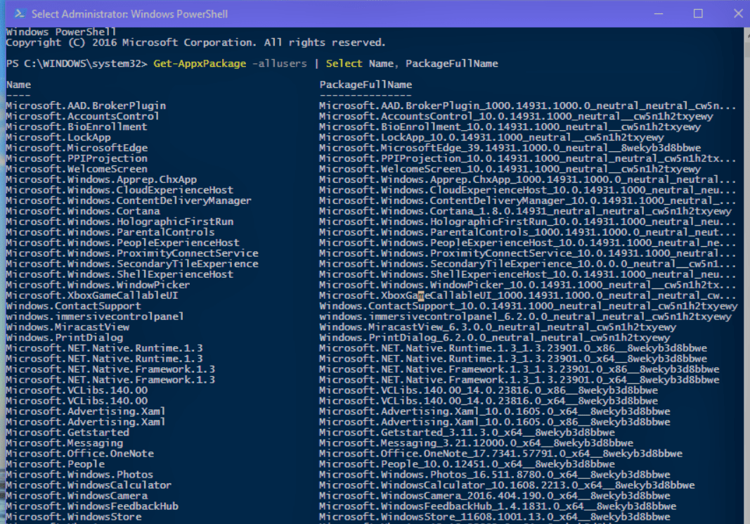 add apxpackage
