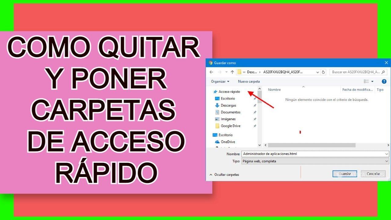 Ocultar recientes y frecuentes en Acceso rápido