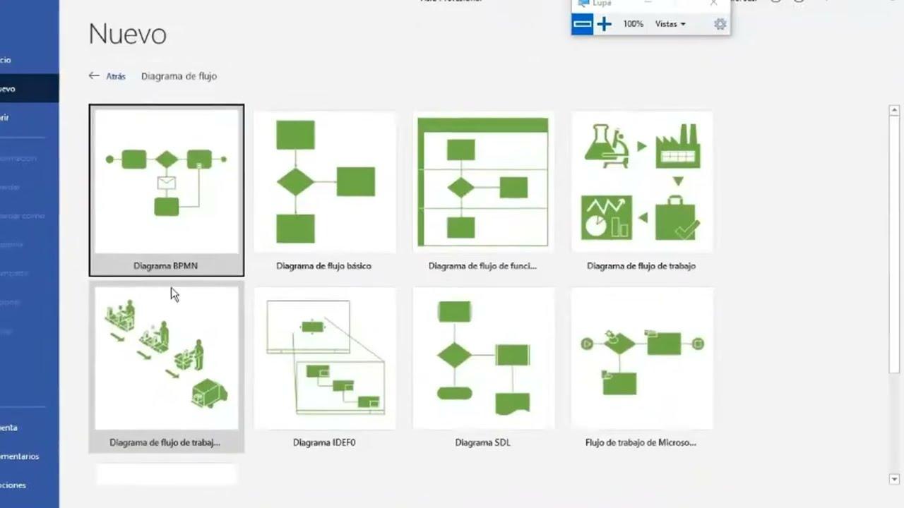 Cómo crear diagramas en Visio