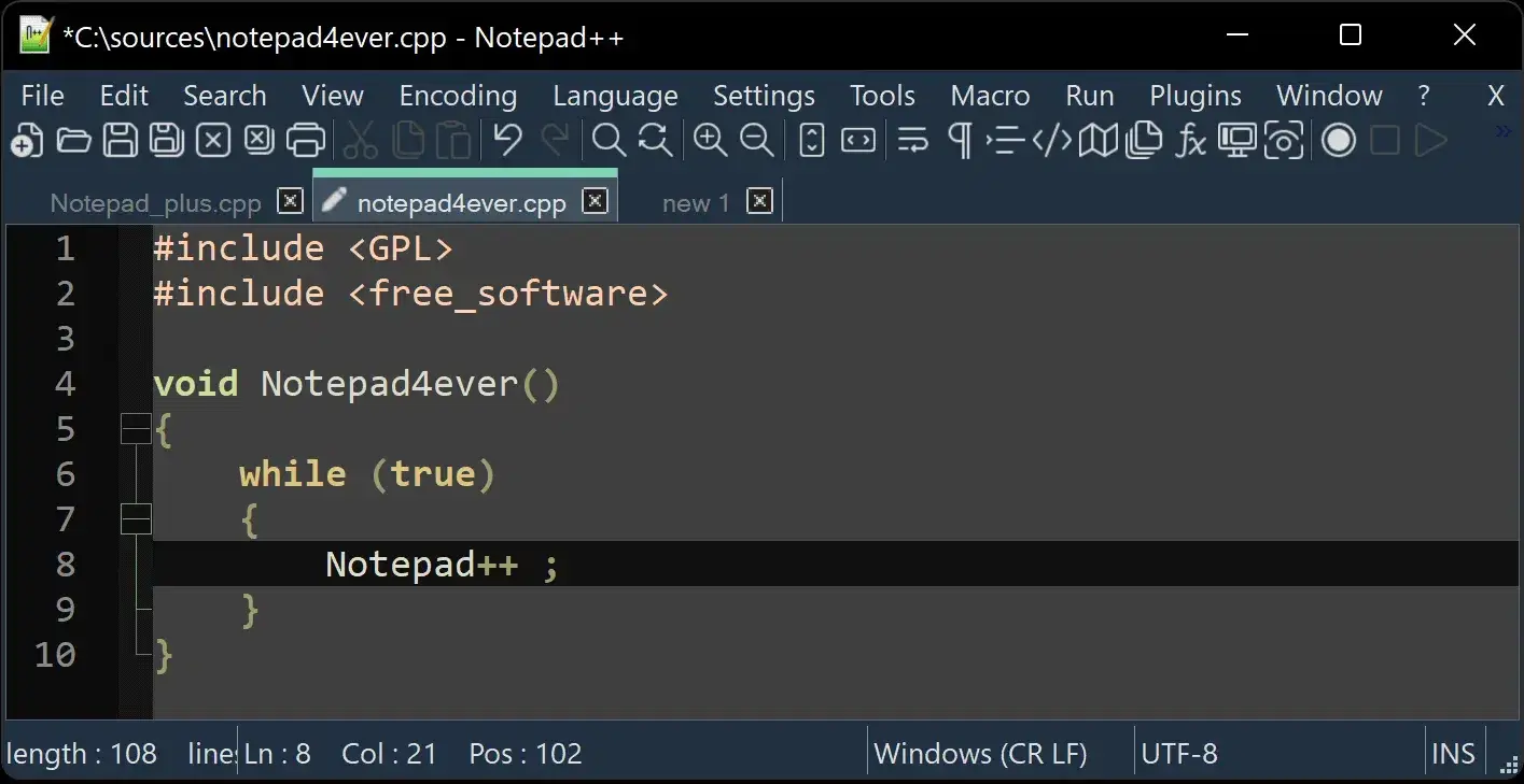 cómo crear macros en Notepad++ con ejemplos