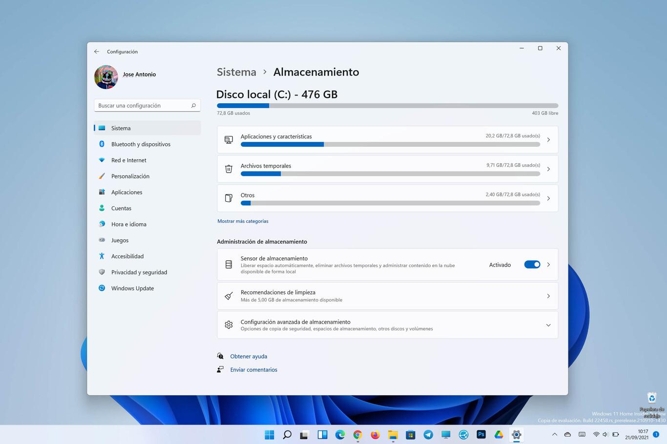 Qué son los archivos temporales en Windows 11
