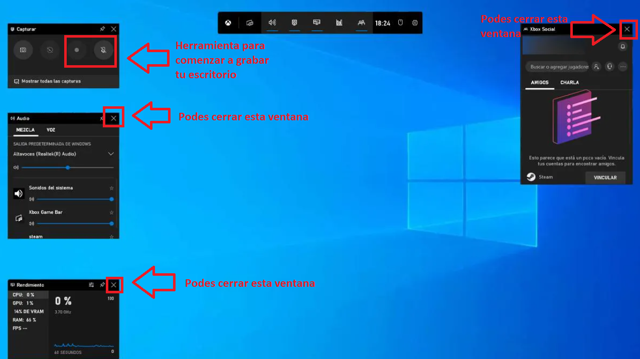 Personalización de Xbox Game Bar