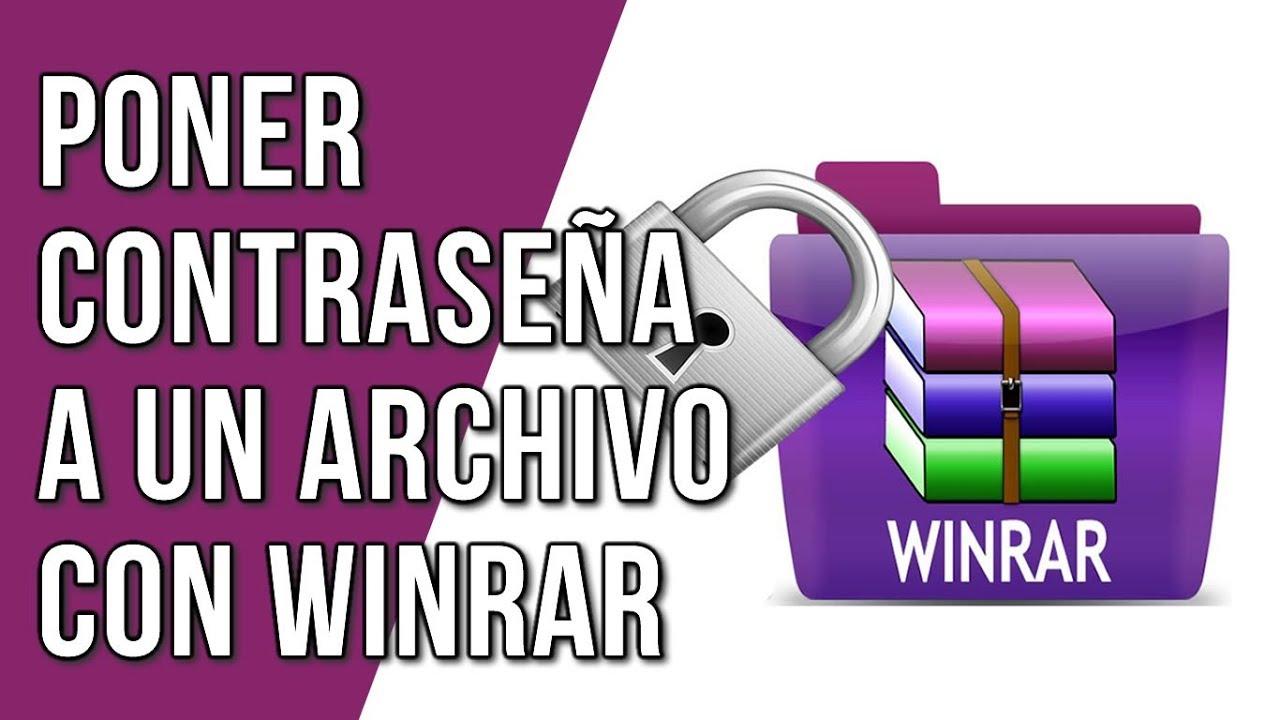 Proteger archivos con contraseña en WinRAR
