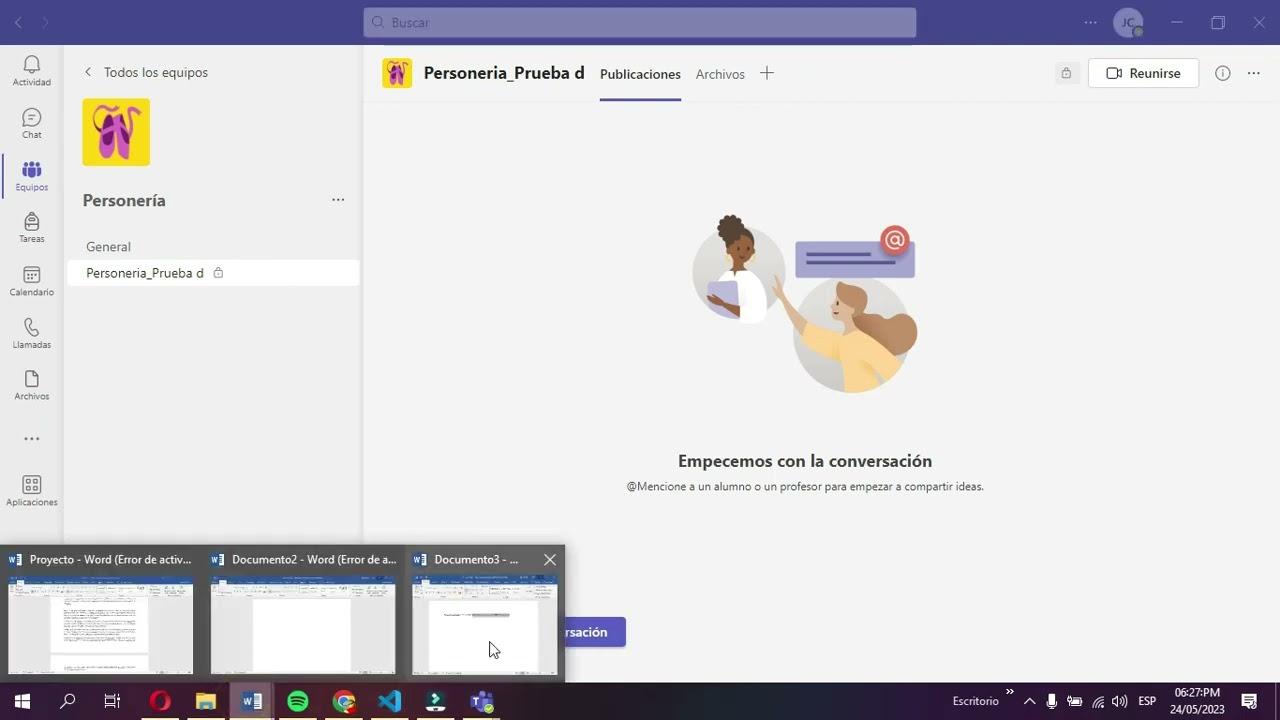 Compartir enlace de reunión en Teams