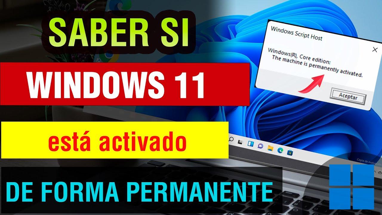 cómo saber si Windows 11 está activado