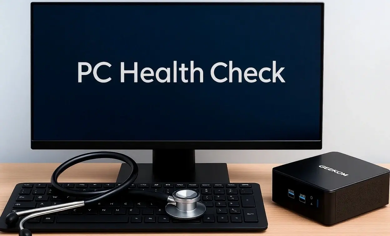 Verificar el estado del sistema con PC Health Check