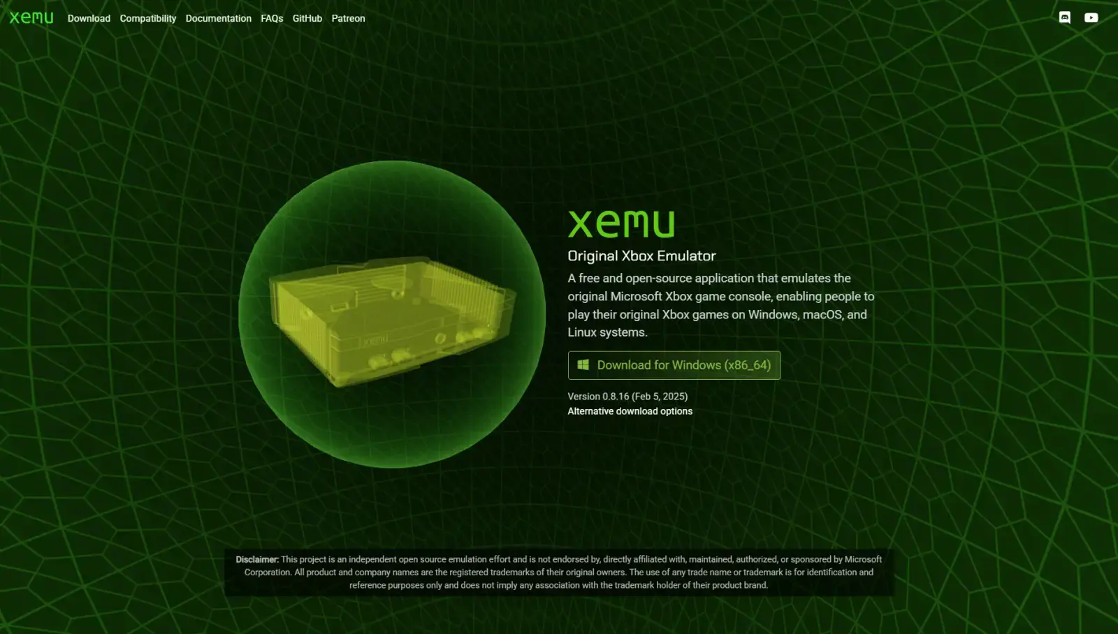 Requisitos de Xemu en Windows
