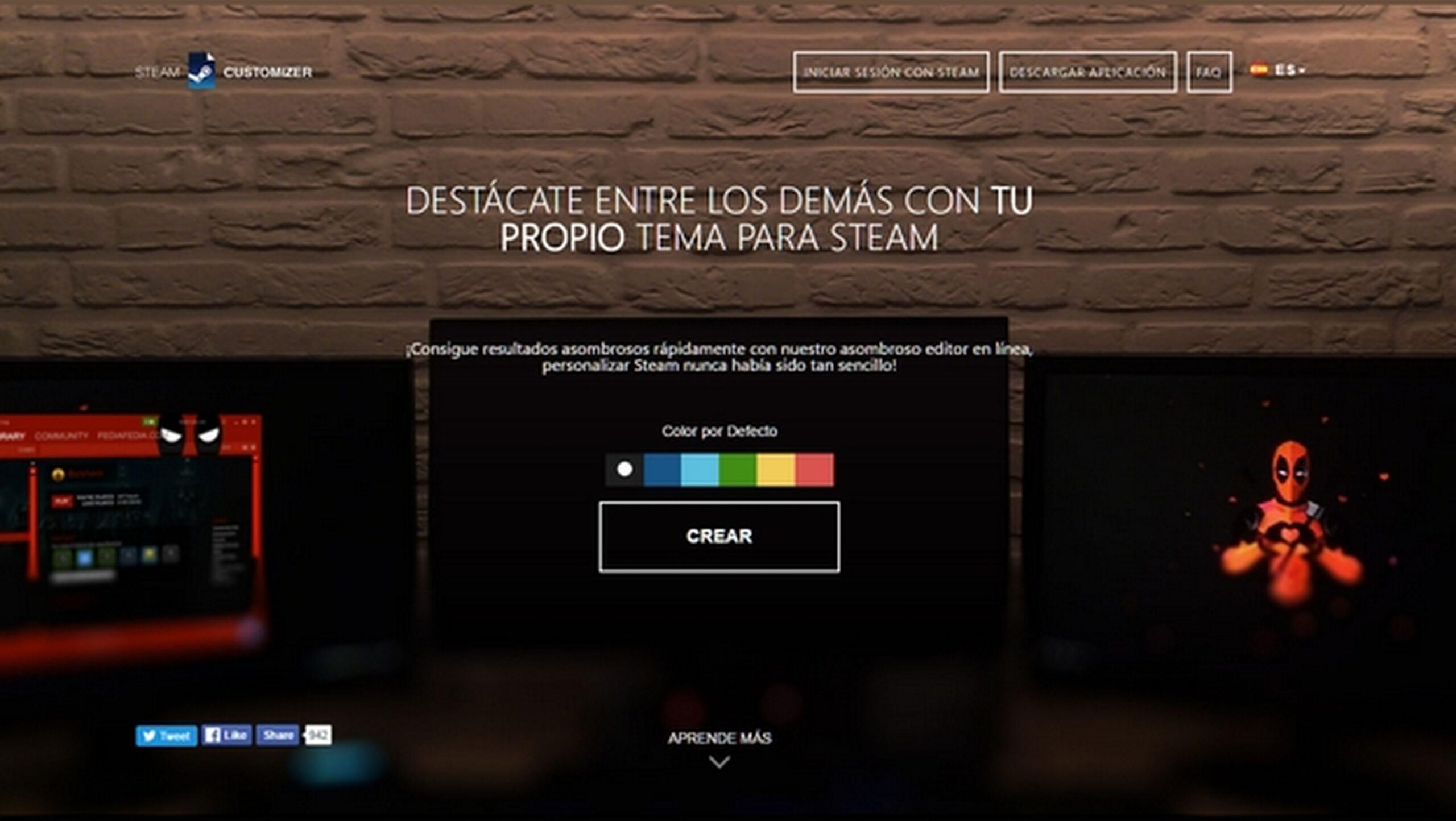 Galería de skins para Steam