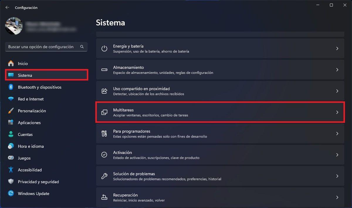 Cómo desactivar Snap Windows 11