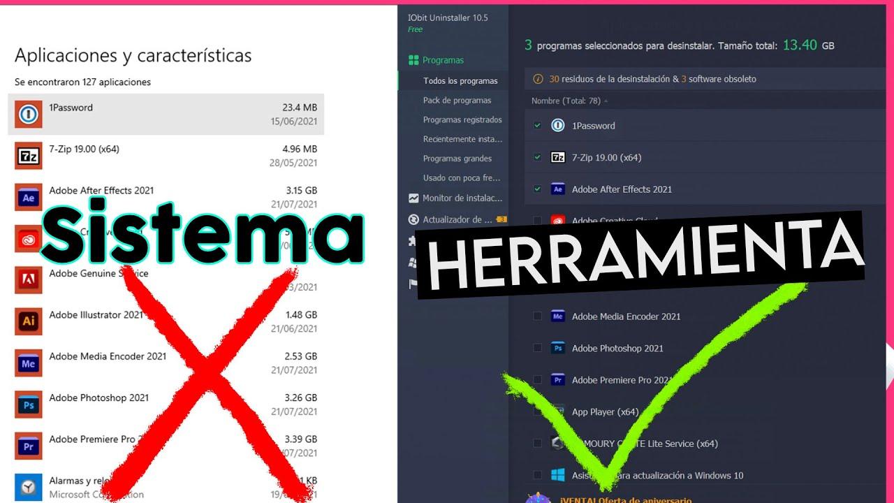 Desinstaladores de terceros para Windows 11