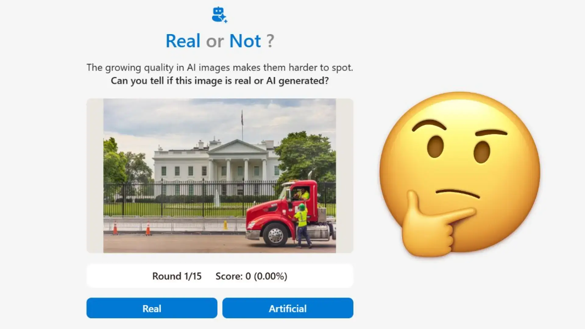 Experimento Microsoft distinguir imagen real IA