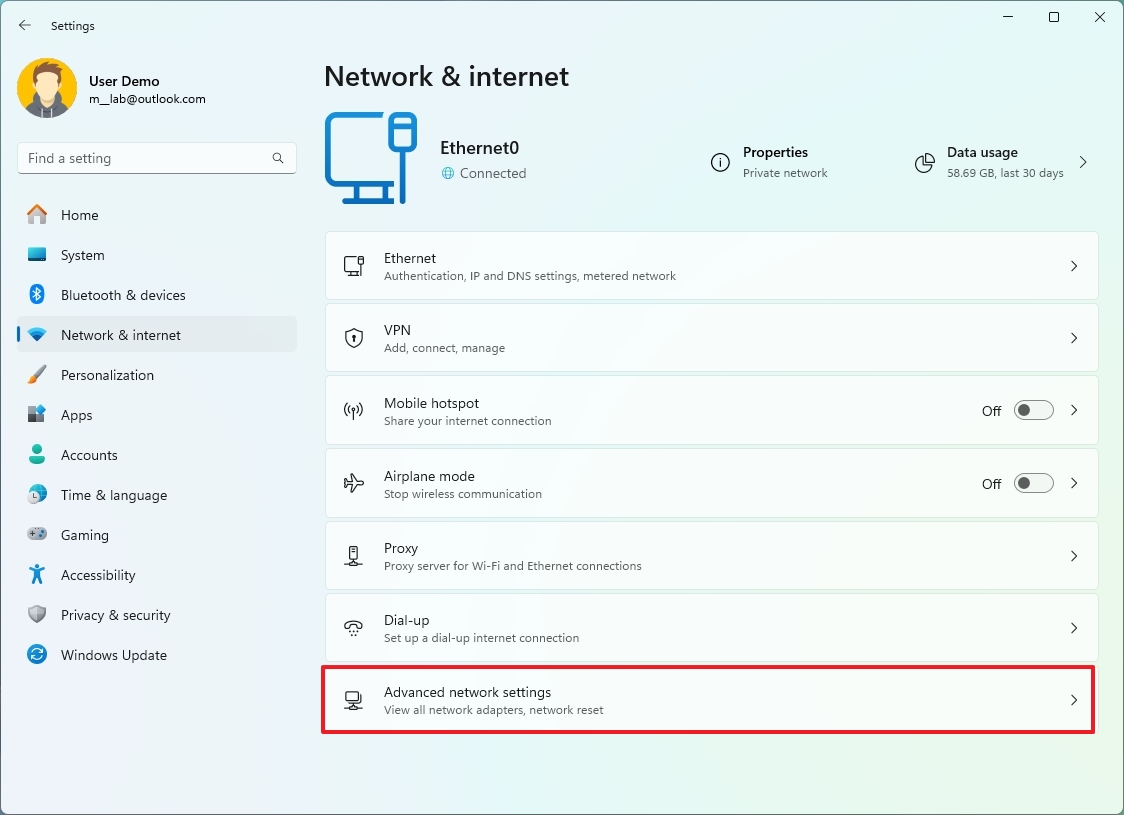 configurar nas windows