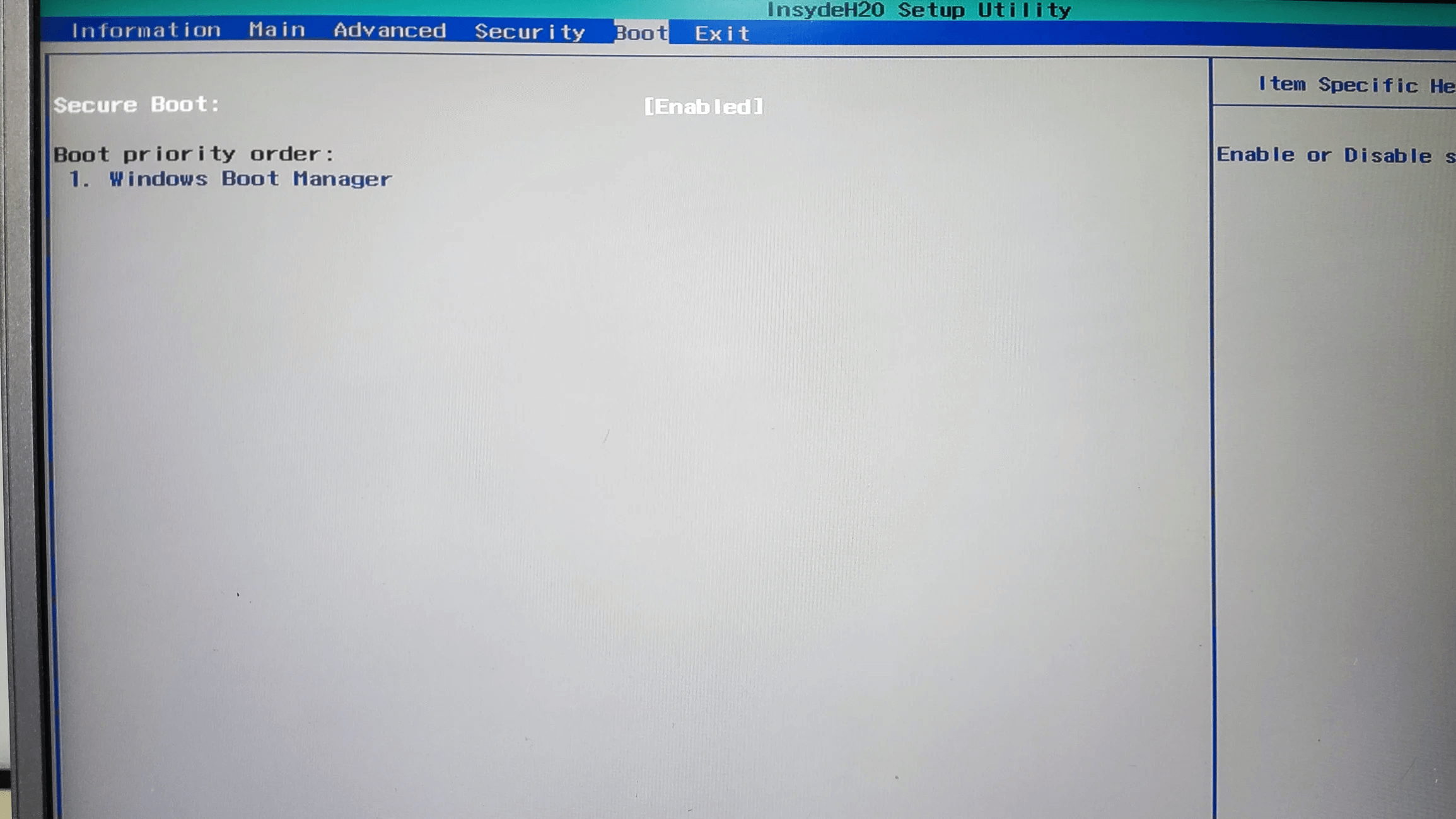 BOOT Priority BIOS