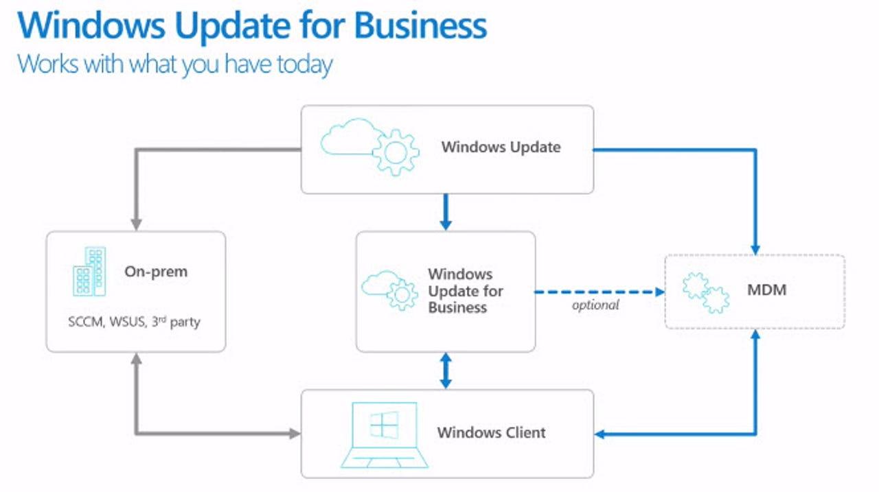 Arquitectura de datos de informes de Windows Update