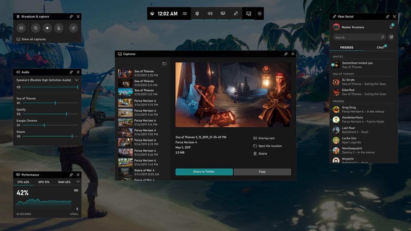Configurar Xbox Game Bar correctamente
