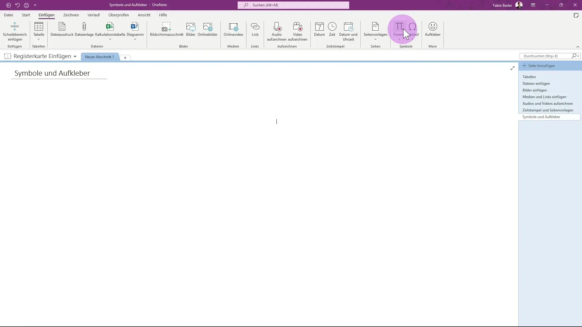 Personalizar secciones y páginas OneNote