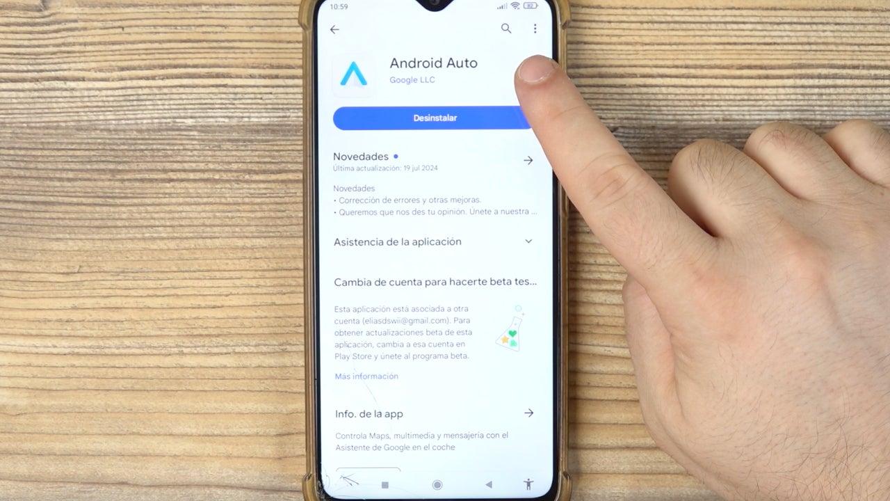 Configuración de Android Auto en el coche