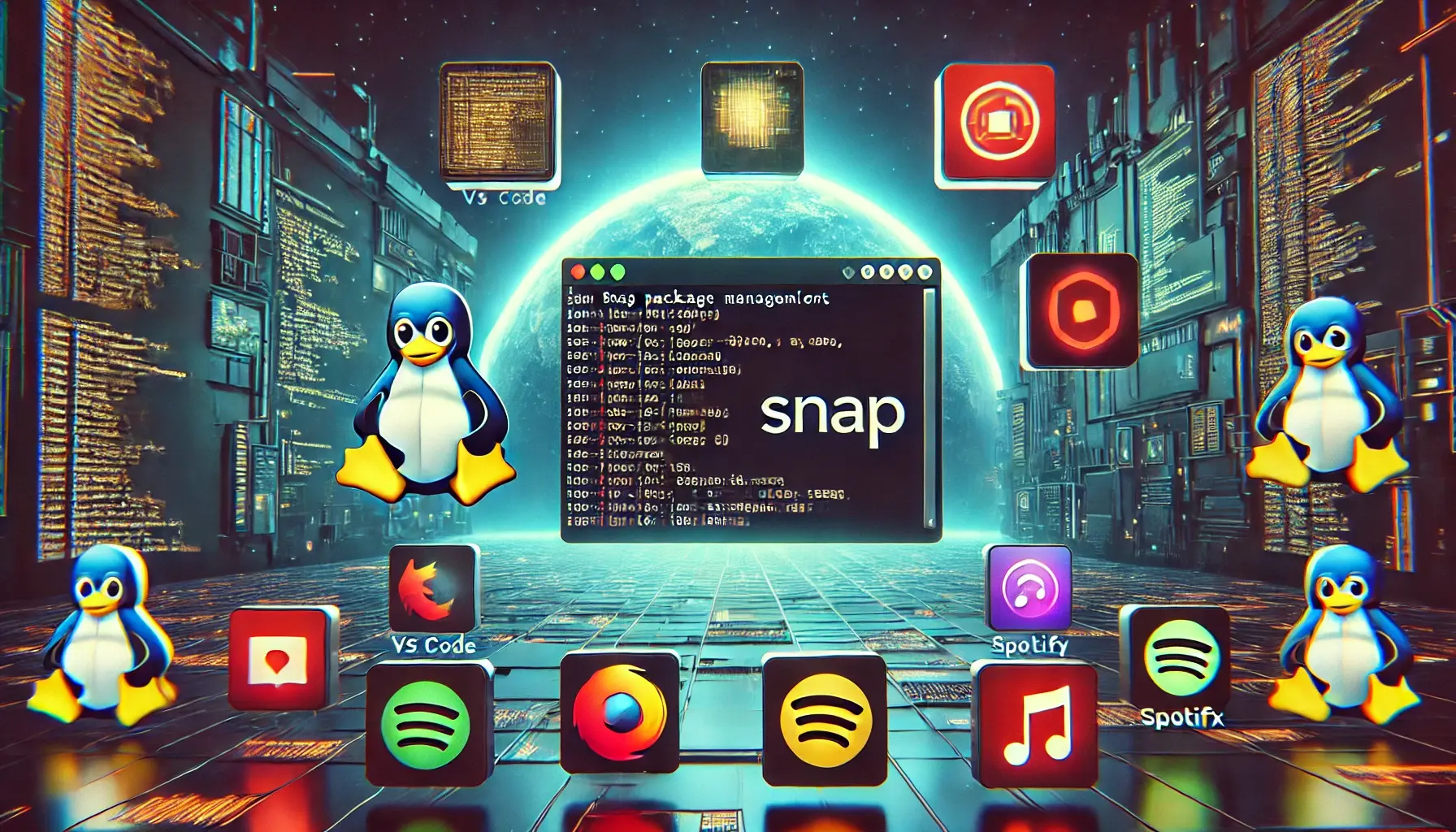 Guía para instalar software con apt y snap