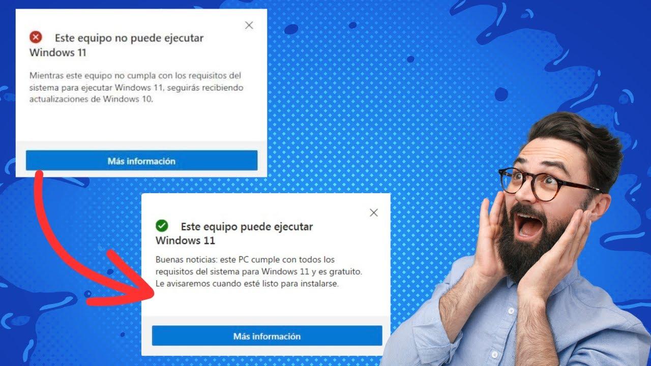 marca de agua Windows no es compatible