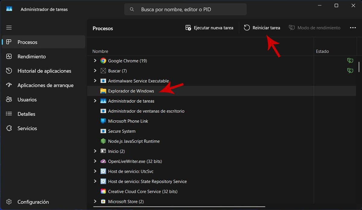 editor del registro Windows 11