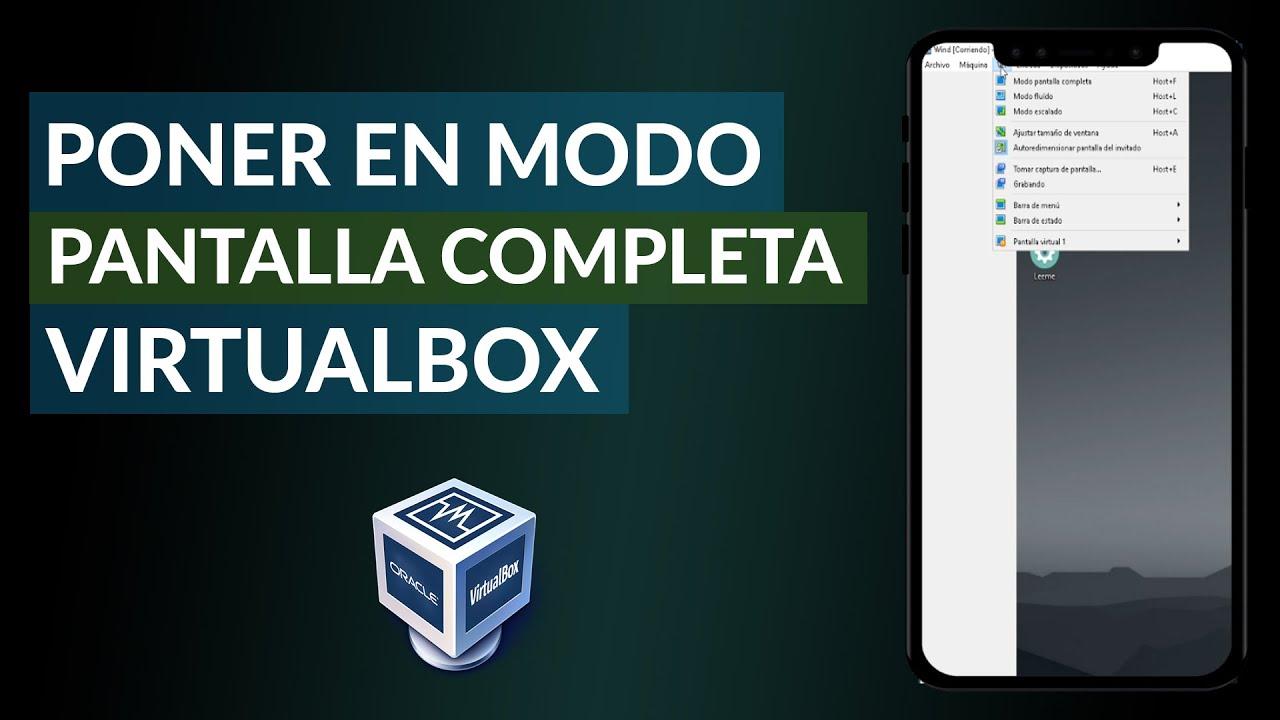 Grabación de la pantalla en VirtualBox