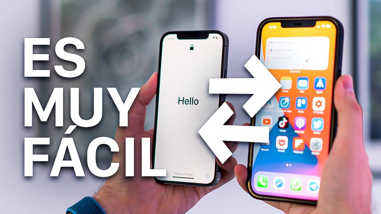 Transferencia de datos entre iPhones sin iCloud