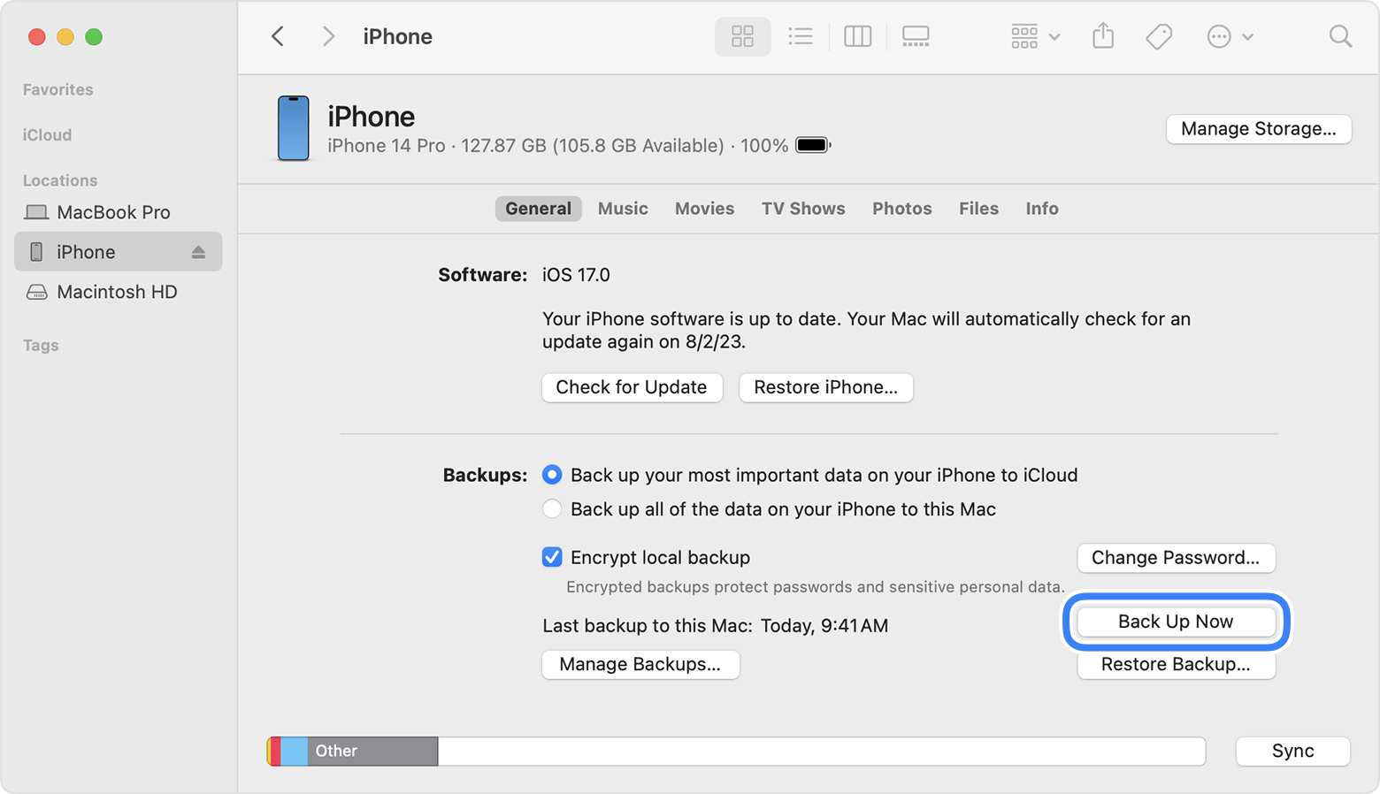 Opciones para transferir datos entre iPhones
