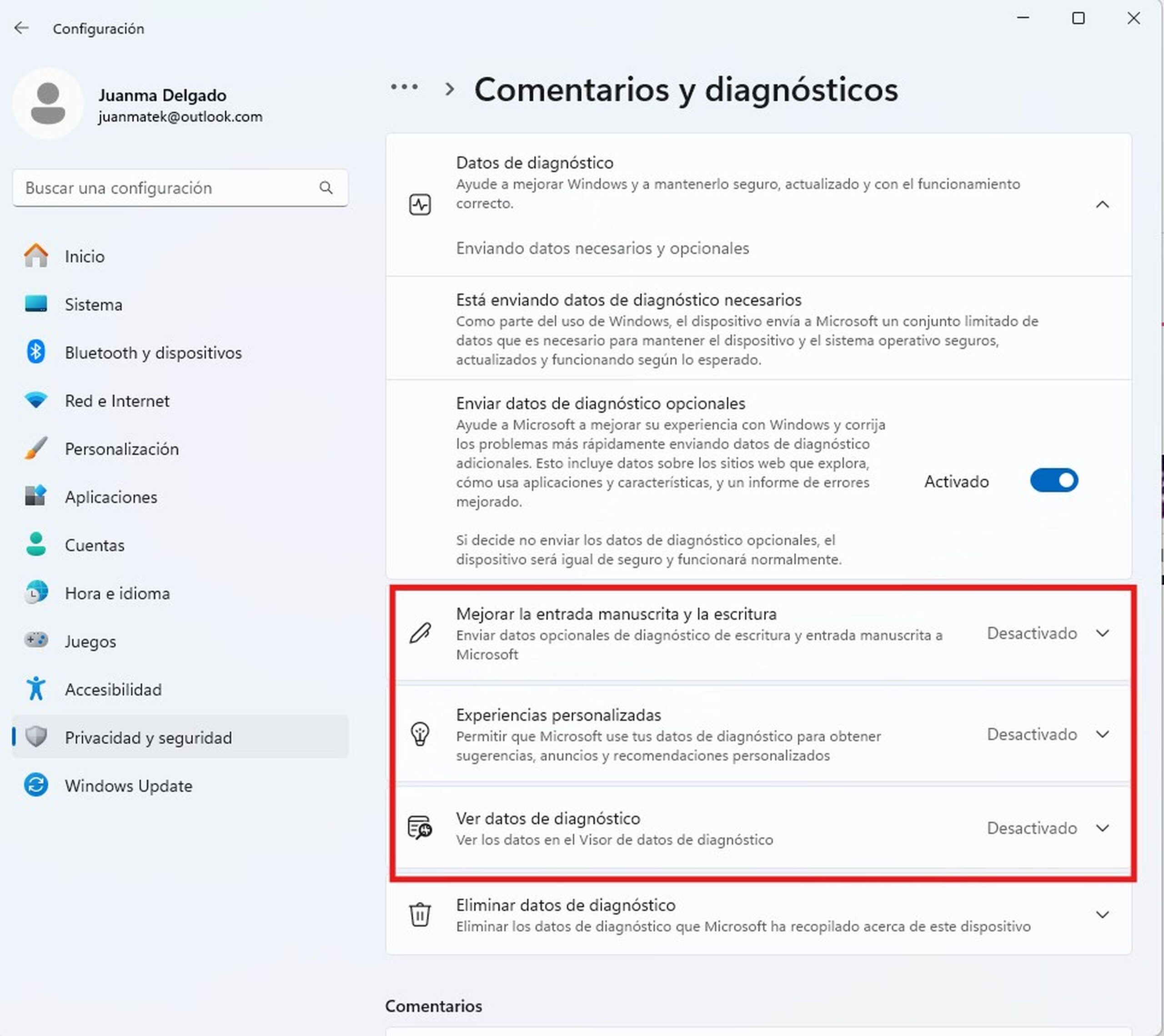 soluciones configuracion windows 11