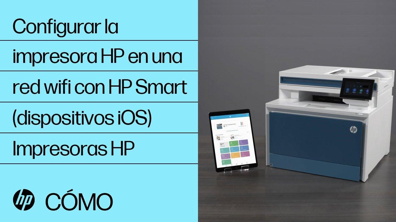 Configurar impresora HP en red inalámbrica con HP Smart