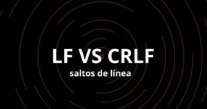 Convertir entre formatos de salto de línea (CRLF vs LF) en windows