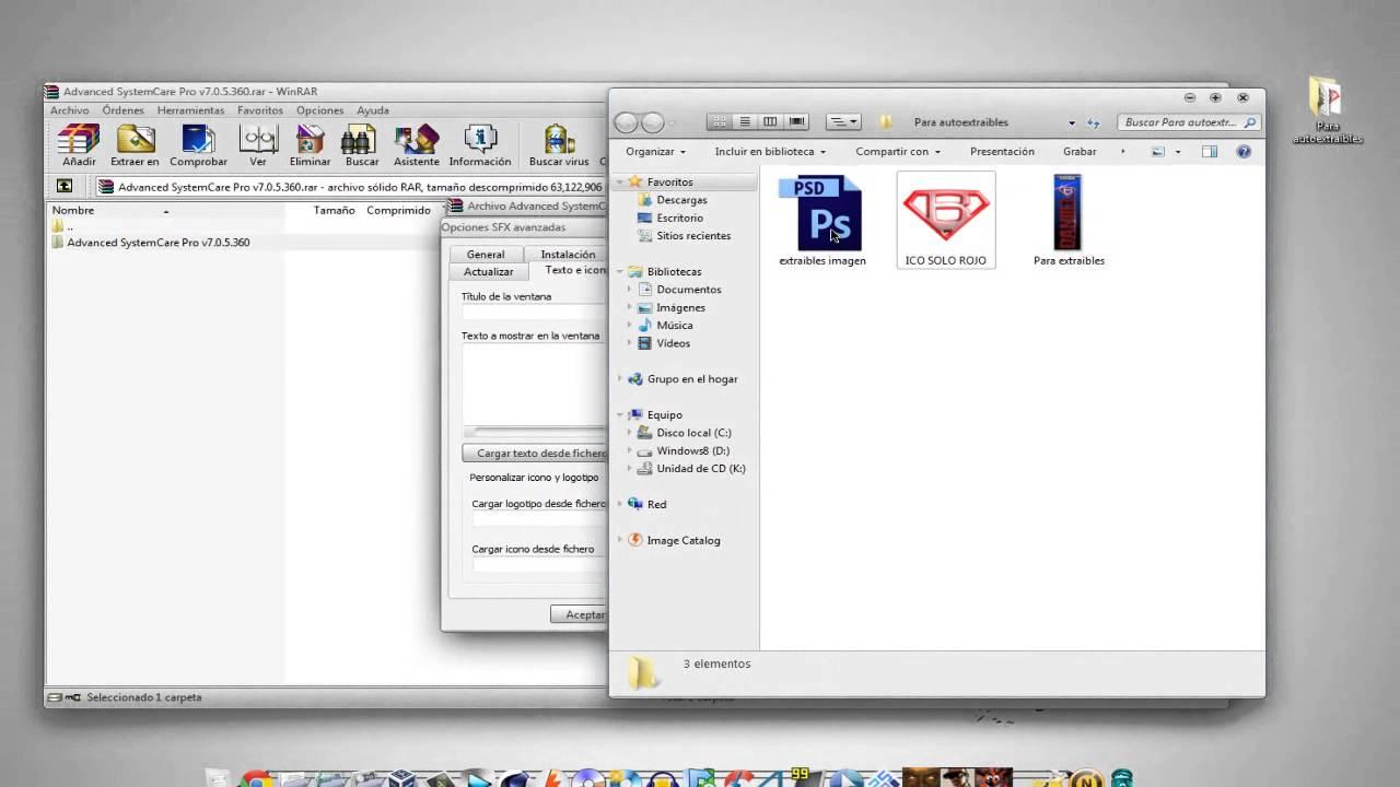 Crear SFX en WinRAR paso a paso