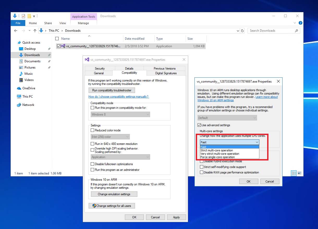 Emulación x86 en Windows 11 ARM