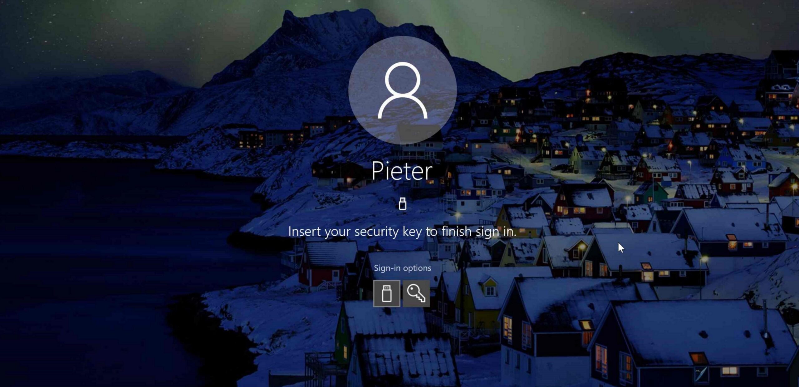 Integración de Windows Hello y FIDO2