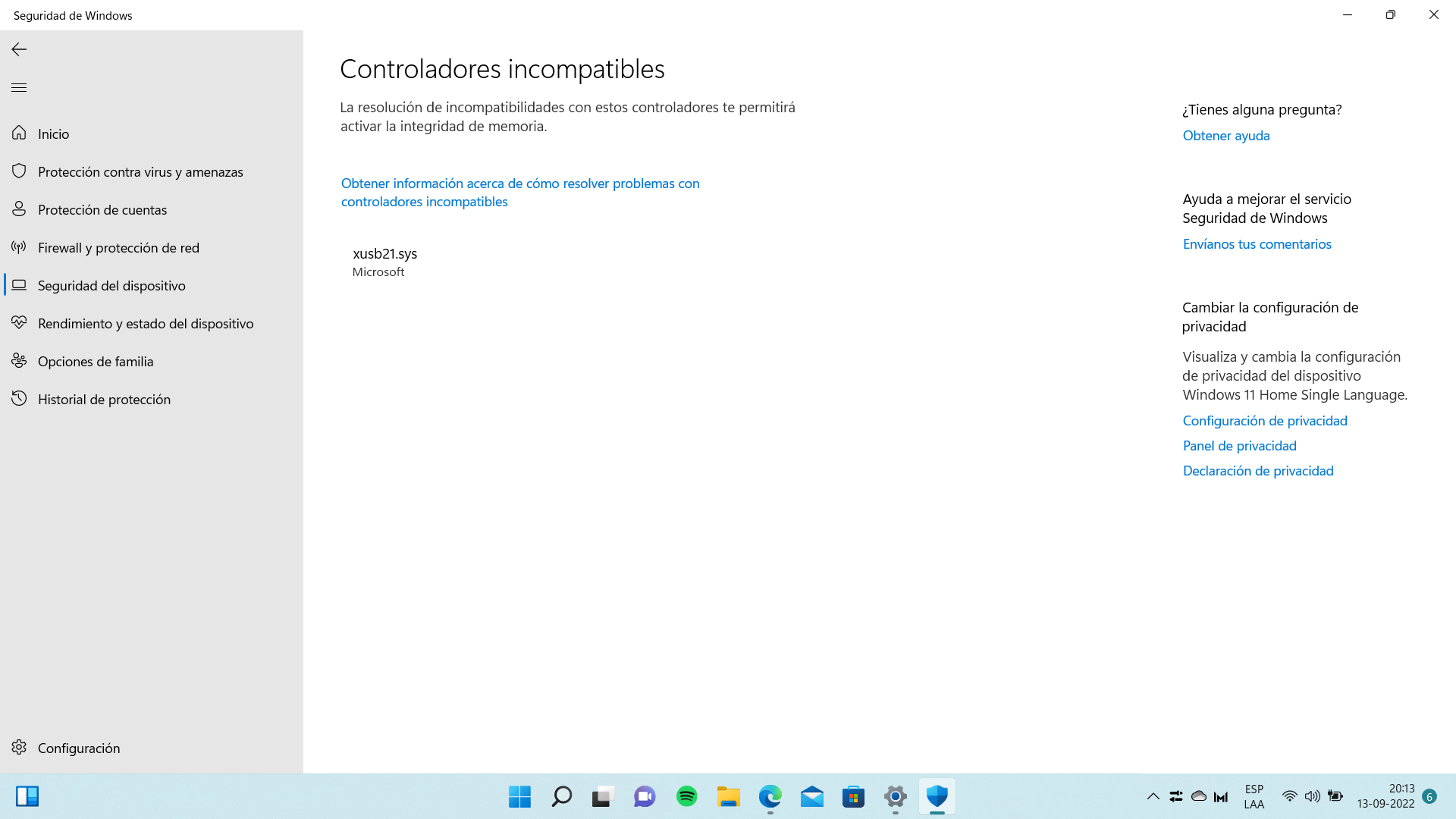 Ajustes de emulación en Windows ARM