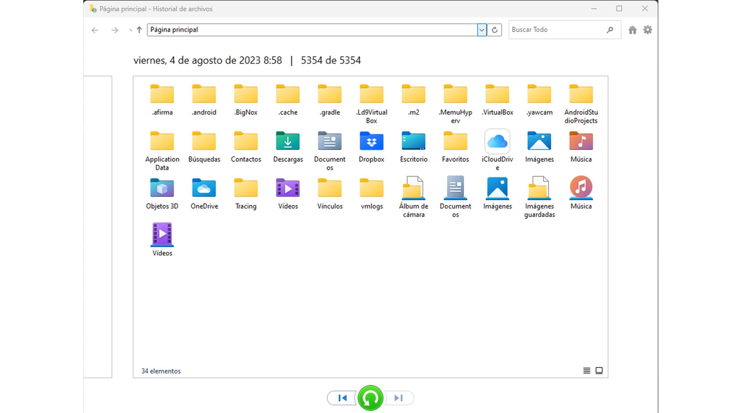 Actividad y privacidad en Windows 11