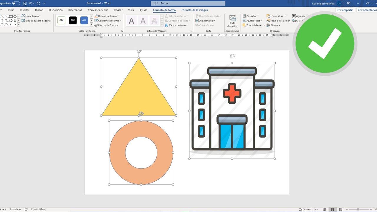 Vinculación de imágenes y objetos en Word