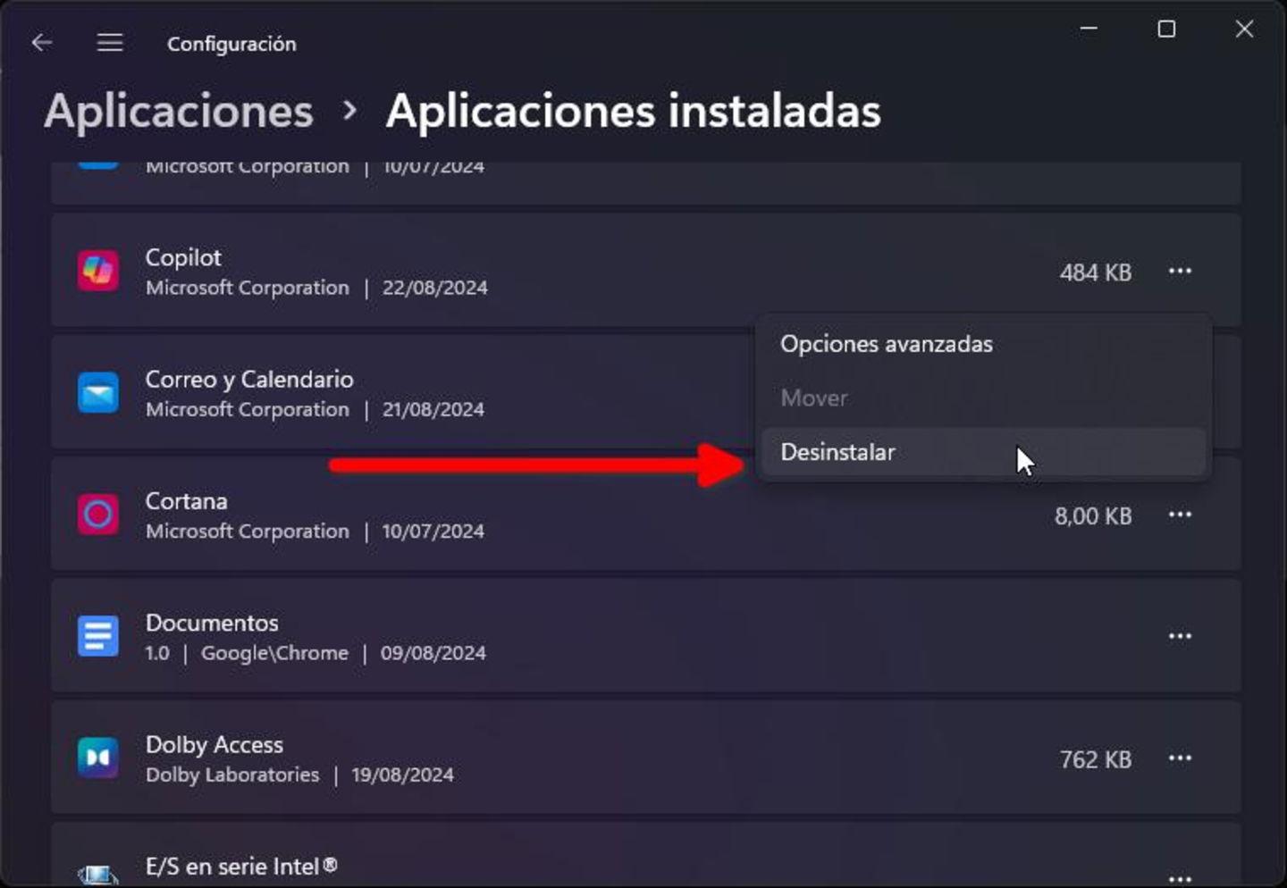 Controles de personalización de Copilot