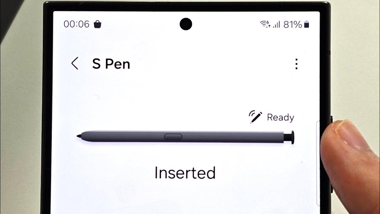 Emparejar otro S Pen
