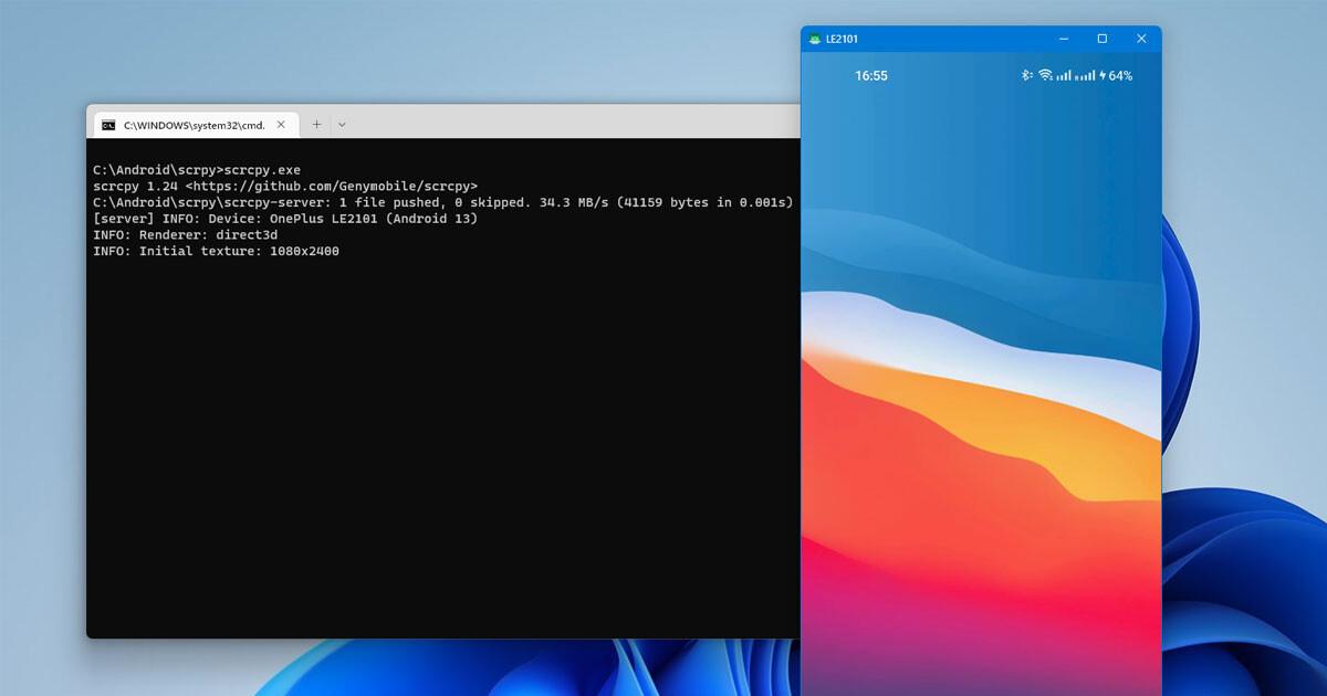 Controlar Android con SCRCPY en Windows