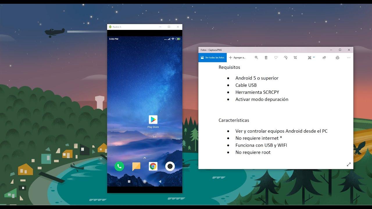 Duplicar pantalla Android en PC con SCRCPY