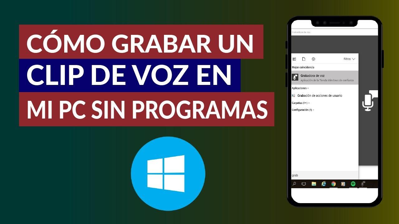 Programas para grabar audio en Windows